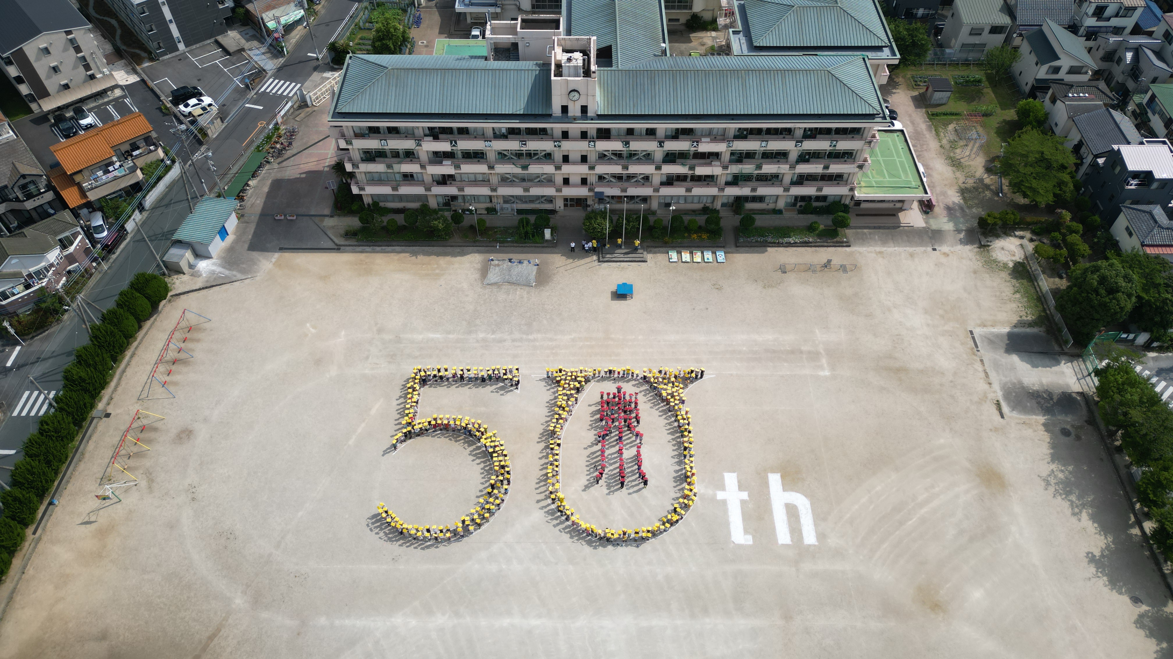 ドローン撮影風景